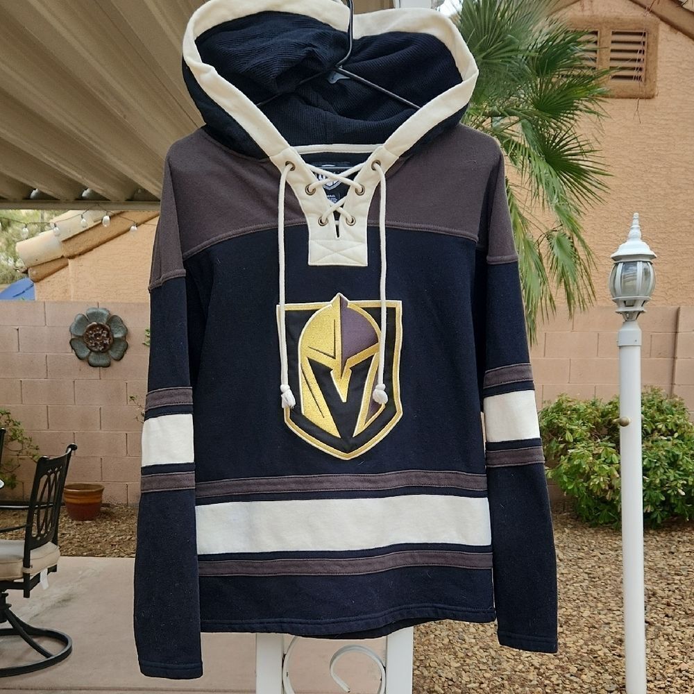 Men's Black and Gold Vegas Golden Knights Hoodie